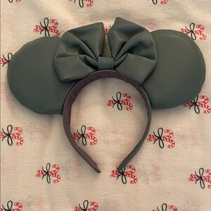 Blue Leather Mickey Ears